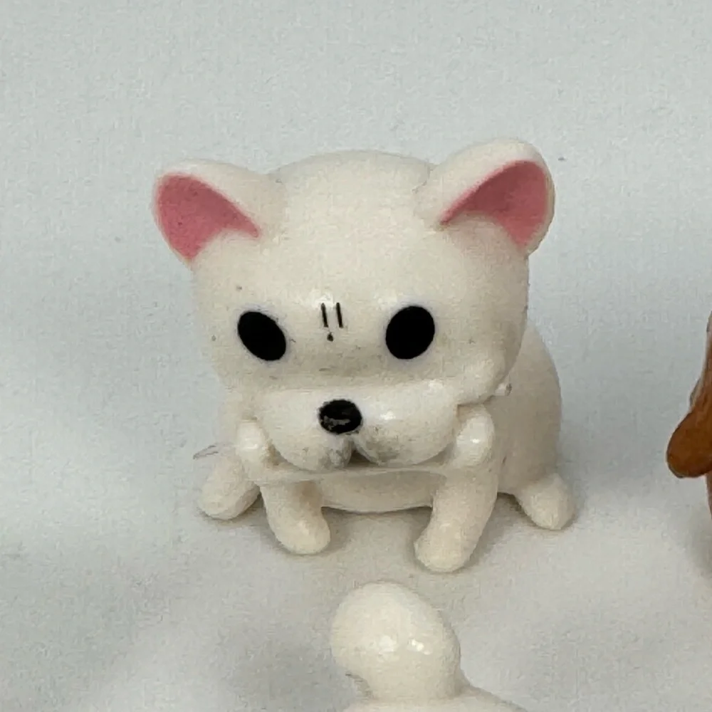 Mini Plastic Dog Figures Lot Of 5 BC Mini Blind Box Toys